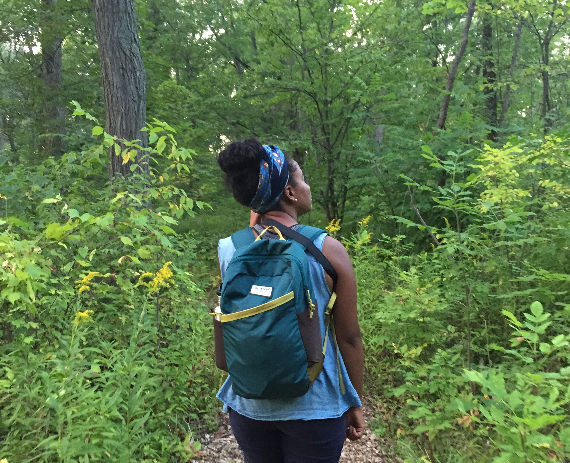 Simone Martin-Newberry in the McDonald Woods, IL / Darker than Green