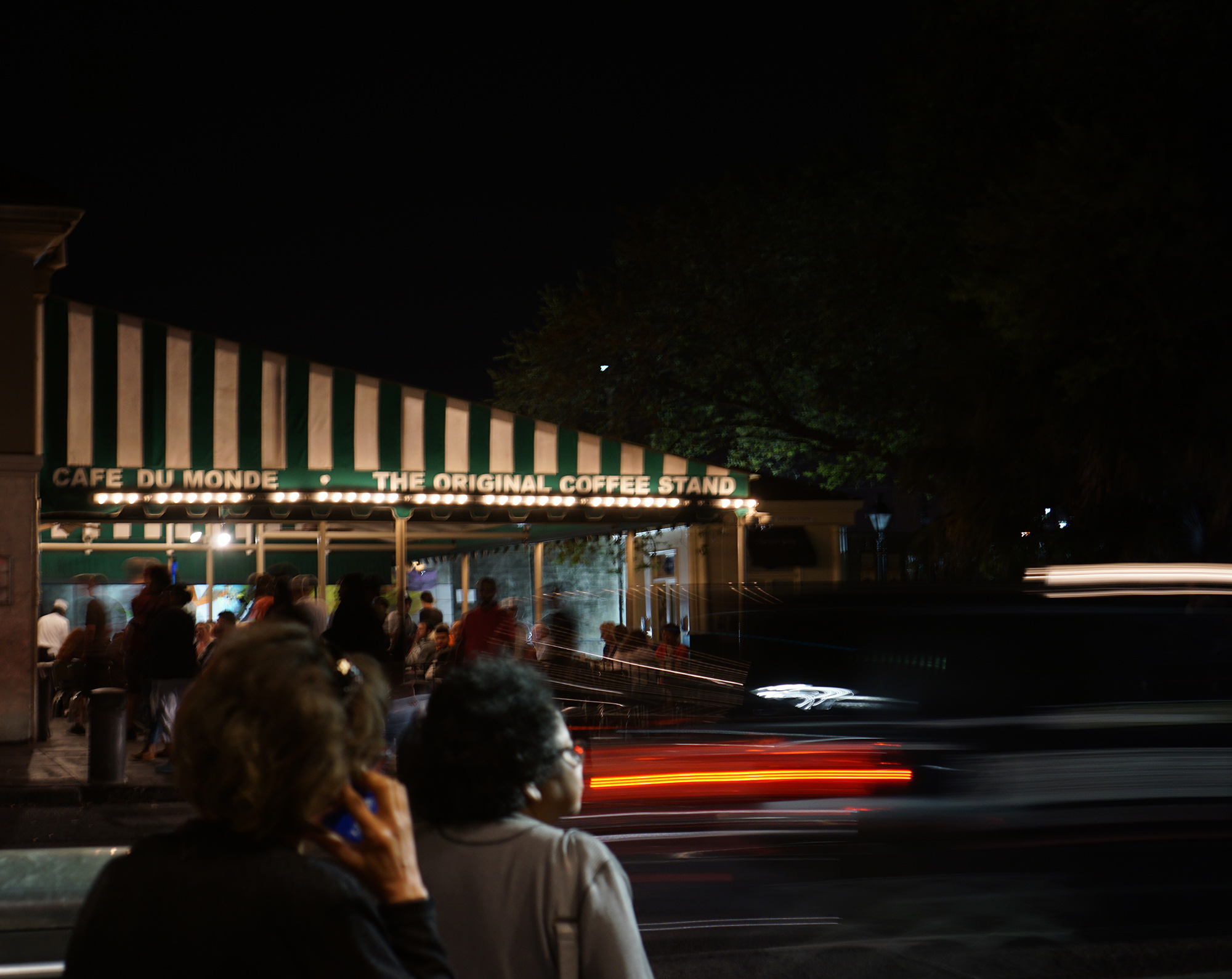 Across from Cafe du Monde, New Orleans / Darker than Green