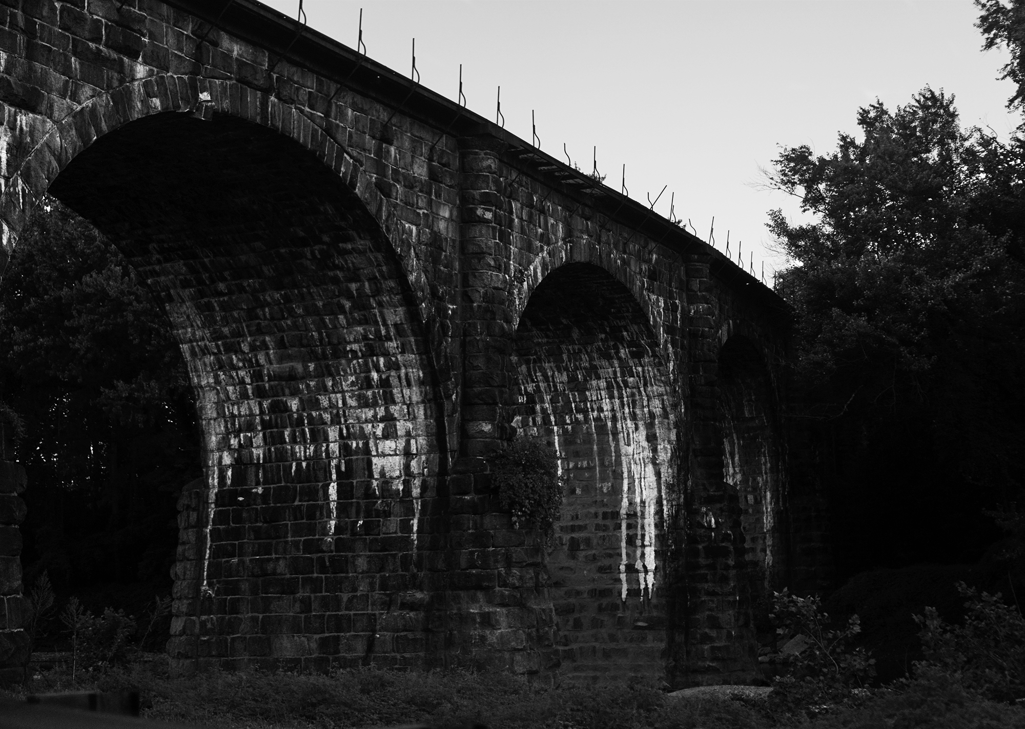 Stone bridge at the entrance to Patapsco Valley State Park, Maryland / Darker than Green