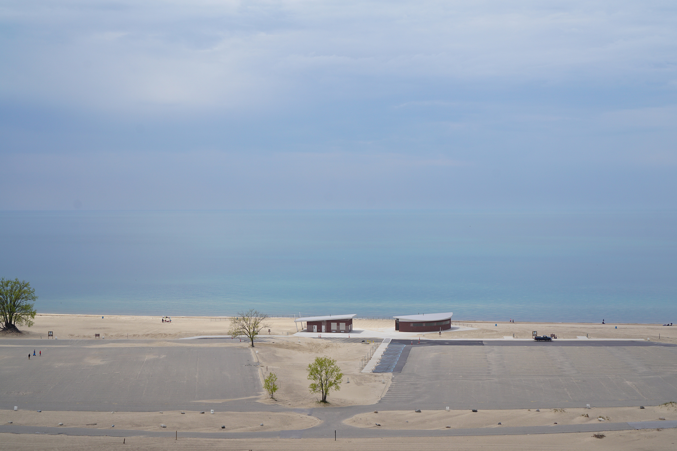 View of Lake Michigan from Warren Dunes, Michigan / Darker than Green