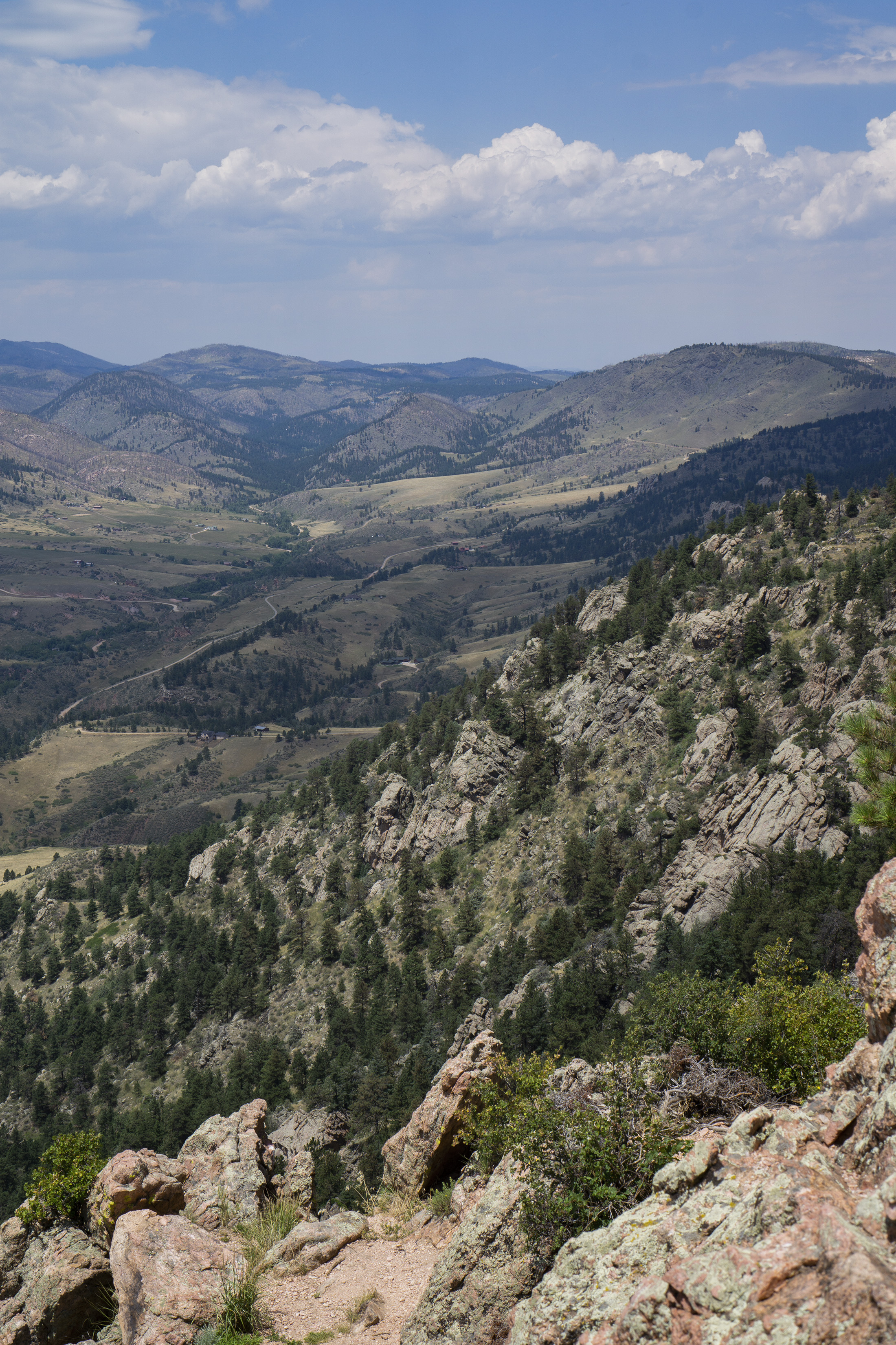 View from top of Horsetooth Rock, Colorado / Darker than Green