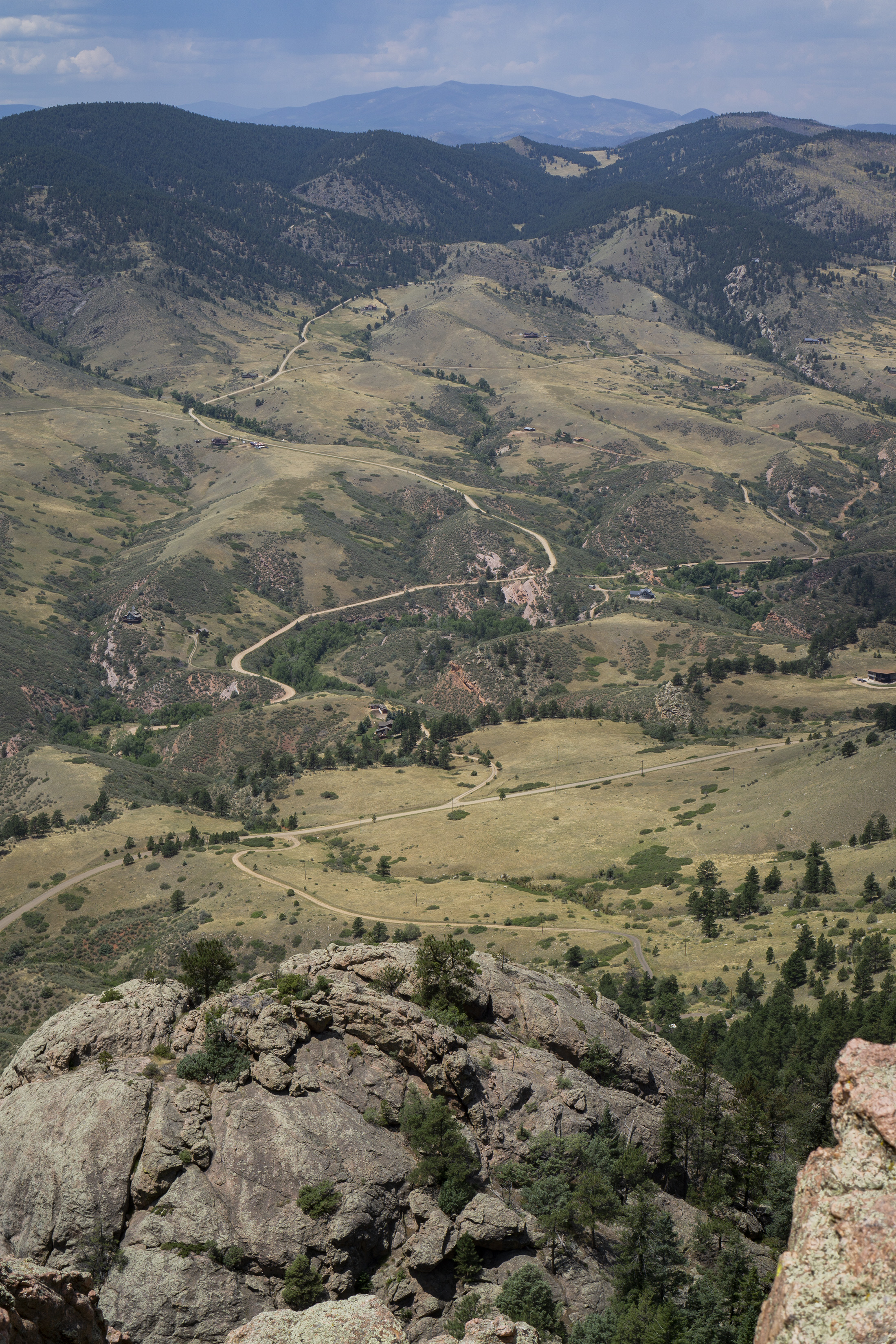 View from top of Horsetooth Rock, Colorado / Darker than Green